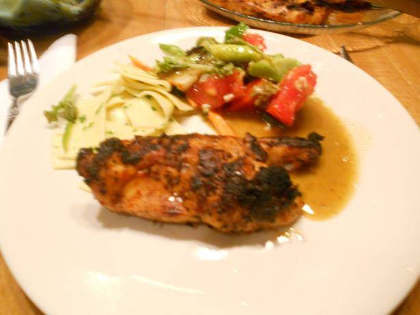 Grilled Chicken Breast With Barbecue Glaze. Photo by golddigge-wally