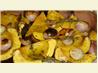 Roasted Acorn Squash With Shallots and Rosemary. Recipe by LizzieBug