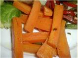 Kicked up  Spiced Carrots