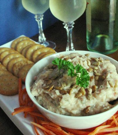 White Bean and Rosemary  & Garlic Spread /Dip. Photo by Caroline Cooks