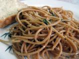 Whole Wheat Basil Pasta