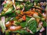 Crunchy Stir Fried Sesame Greens. Photo by LilKiwiChicken