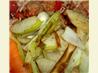 Saut&eacute;ed Green Apples and Leeks
