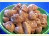 Easy Sauteed Button Mushrooms With Lemon Cream Sauce. Recipe by Kittencalskitchen