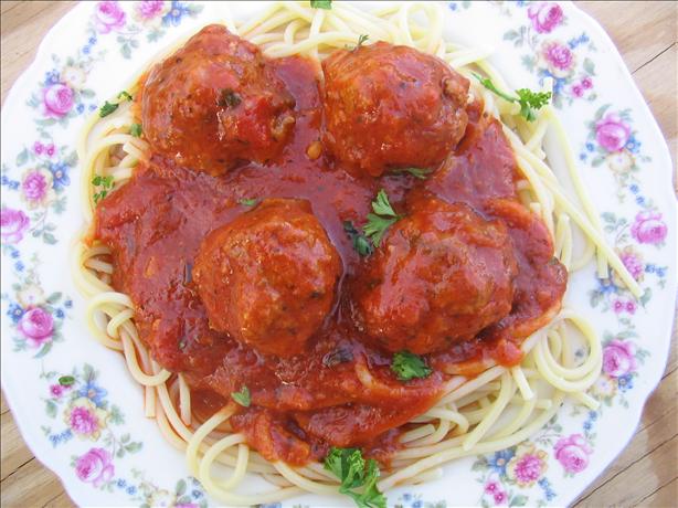 Easy Spaghetti and Meatballs. Photo by Charmie777
