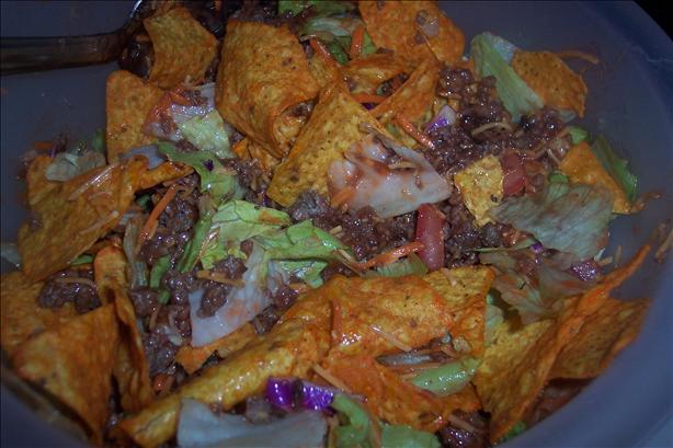 Paula Deen's Taco Salad. Photo by looneytunesfan