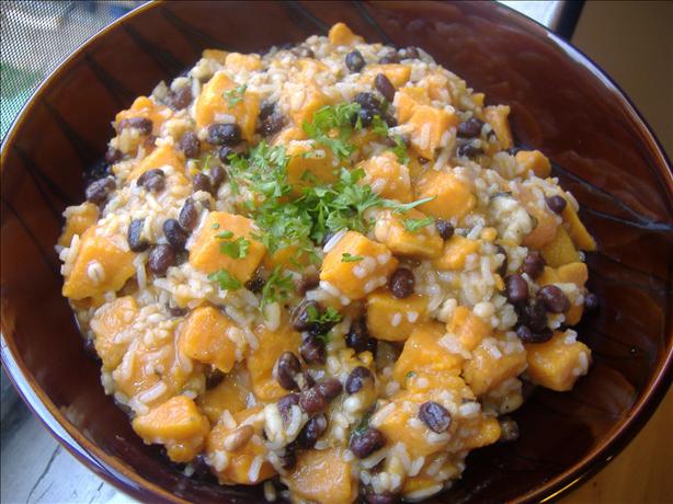 Sweet Potatoes and Black Beans. Photo by vivmom