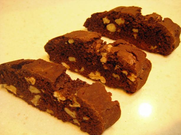 Fantastic Double Chocolate-Pecan Biscotti. Photo by Cookin'Diva