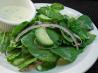 Spinach Cucumber Salad With Yogurt Dressing