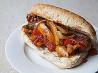 Grilled Sausage and Peppers Hoagie