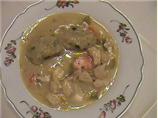 Chicken Stew With Onion Dumplings