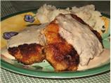 Breaded Pork Chops With Sour Cream Dill Gravy