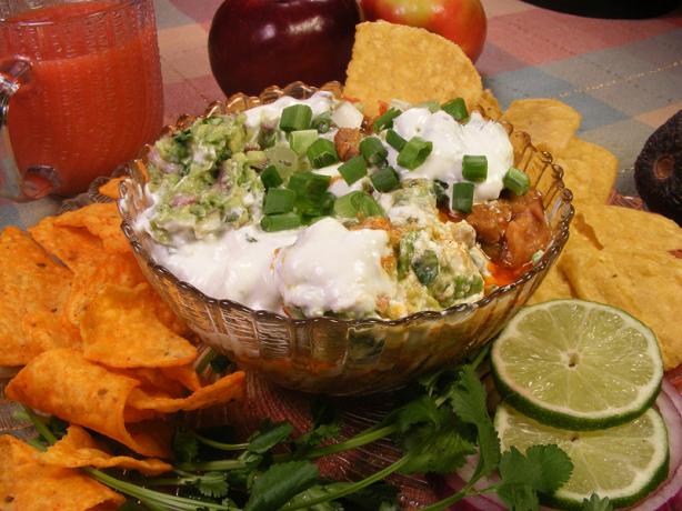 Warm Layered Bean Dip. Photo by Lavender Lynn
