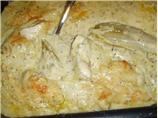 Baked Chicory/Endive With Chicken in a Sage and Mustard Sauce