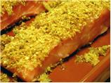 Roast Salmon With Spiced Coconut Crumbs