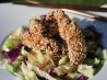 Hot Sesame Chicken Salad. Recipe by Fairy Godmother