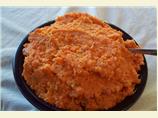 Creamy Mashed Whipped Carrots