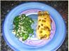 Down-Under Salmon With Citrus Saffron Sauce over Greens
