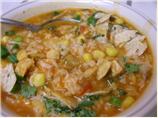 Spicy Chicken Rice Soup
