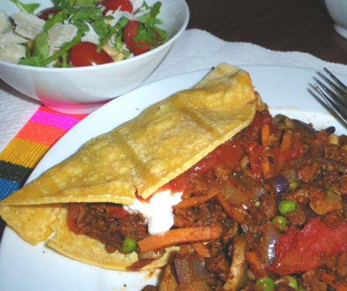 Vegetarian Mexican Casserole. Photo by Bergy