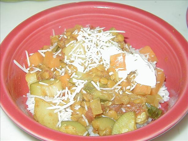 Vegetable and Lentil Hotpot. Photo by MelNTex