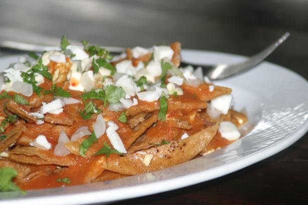 Guadalajara Style Chilaquiles. Photo by Jostlori