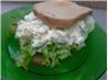 Warm Egg Salad on Whole Wheat Toast. Recipe by ratherbeswimmin'