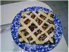Apple Raspberry Lattice Cake