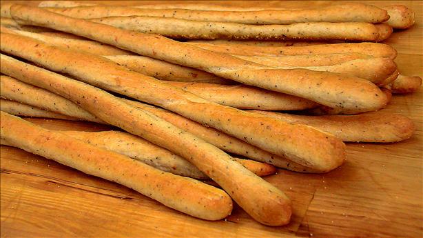 Spicy Peppercorn and Pecorino Breadsticks. Photo by GaylaJ