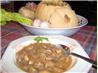 Mushroom Bourguignonne in a Whole Pumpkin
