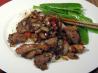 Thai Style Pork in Black Pepper [moo Pat Prik Thai Dam]. Recipe by Hanuman