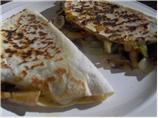 Creamy Mushroom , Pepper &  Cheese Quesadillas