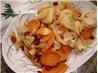 Root Vegetable and Cranberry Bake. Recipe by ratherbeswimmin'