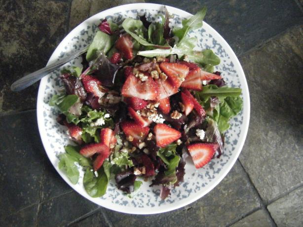 Spinach and Strawberry Salad. Photo by AngAustinBrody