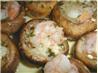 Shrimp Scampi Stuffed Mushroom Caps. Recipe by 4Susan