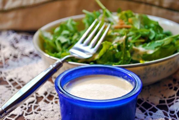 Vegan Caesar Salad Dressing. Photo by Andi of Longmeadow Farm