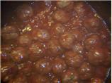 Mini-Meatballs in Cranberry Sauce