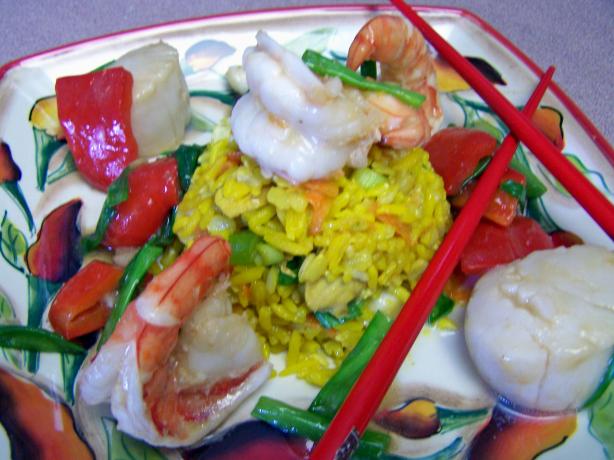 Spicy Szechuan Shrimp Stir-Fry (Low Fat). Photo by Rita~