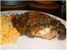 Spinach Chicken Parmesan. Recipe by Petite Mommy