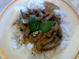 Panang Beef With Fragrant Thai Basil