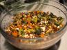 Curry Couscous and Broccoli Feta Salad With Garbanzo Beans