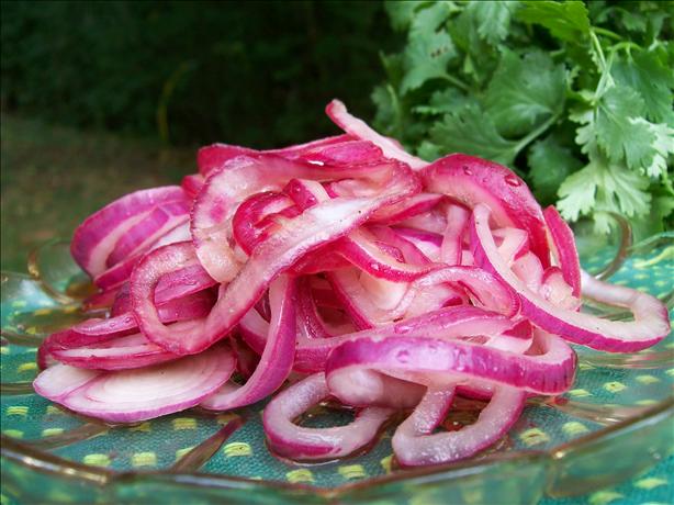 Easy Pickled Red Onions. Photo by Sharon123