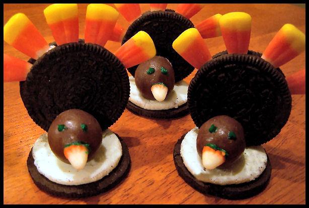 Oreo Turkeys (Thanksgiving Snack). Photo by NcMysteryShopper
