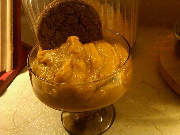 Pumpkin Pudding With Candied Ginger Whipped Cream. Photo by SoupFreak