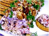 Feta Cheese Log With Kalamata Olives and Sun-Dried Tomatoes
