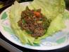 Chinese Spicy Beef Lettuce Wraps. Recipe by Valerie in Florida