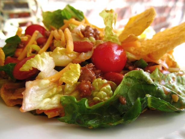Family Favorite Taco Salad. Photo by gailanng
