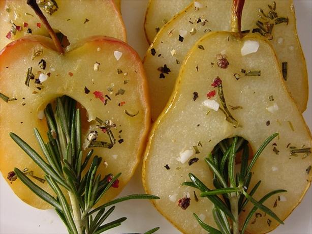 Broiled Apples and Pears with Rosemary. Photo by Thorsten