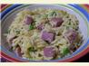 Creamy Orzo With Ham and Peas