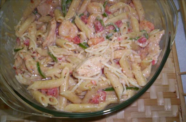 Chicken & Shrimp Primavera. Photo by AFWifey